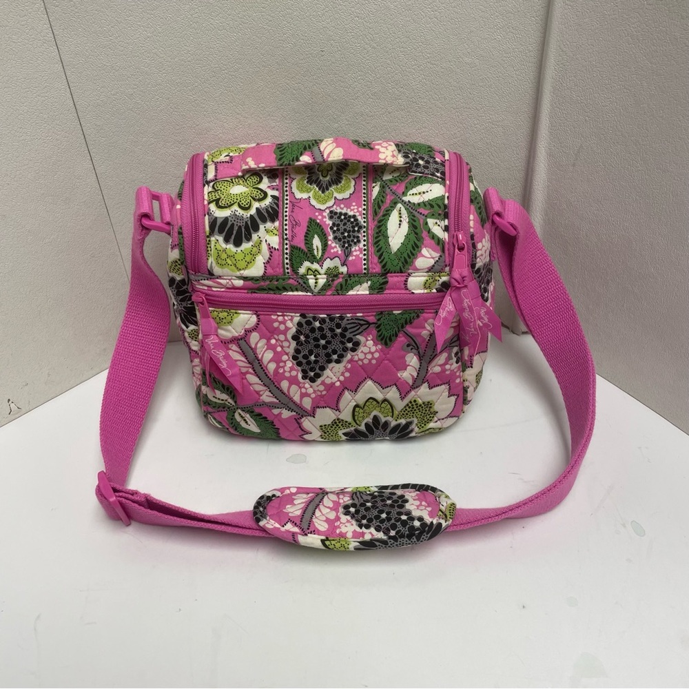 Vera Bradley Crossbody Camera Bag Cross Body Purse Strap Floral Priscilla Pink